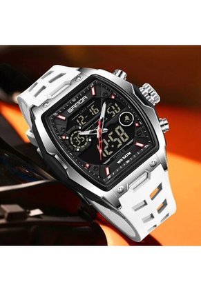 Reloj Hombre Sven 6235 Dual Time - Blanco