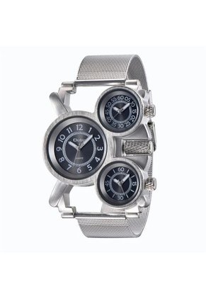 Reloj OULM 1167 Malla Metalica Negro