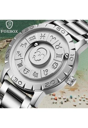 Reloj FoxBox (Braille) Magnético Zodiaco - Plata