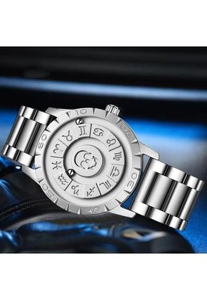 Reloj FoxBox (Braille) Magnético Zodiaco - Plata