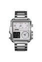 Reloj Skmei 1584 Dual Time - Plata de Vintage Accessories