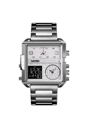 Reloj Skmei 1584 Dual Time - Plata