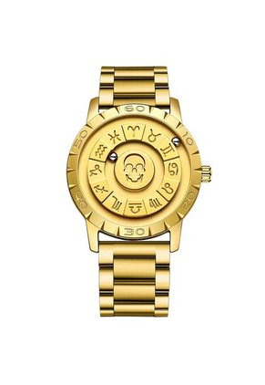 Reloj FoxBox (Braille) Magnético Zodiaco - Dorado