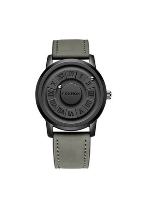 Reloj FoxBox (Braille) Magnético Tablero Negro Pulso Gris