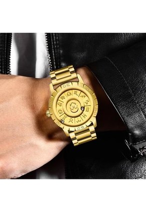 Reloj FoxBox (Braille) Magnético Zodiaco - Dorado