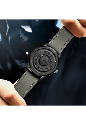 Reloj FoxBox (Braille) Magnético Tablero Negro Pulso Gris