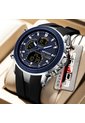 Reloj Sven 6279 Marco Plata - Azul de Vintage Accessories