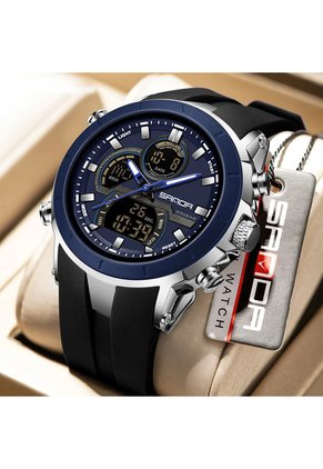 Reloj Sven 6279 Marco Plata - Azul