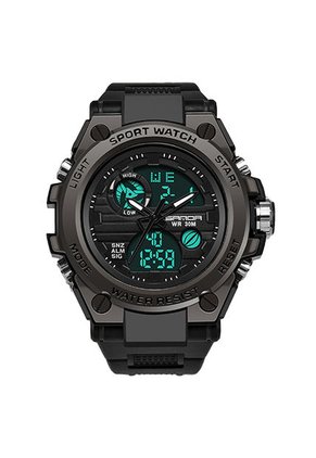 Reloj Hombre Sven 739 Dual Time - Negro