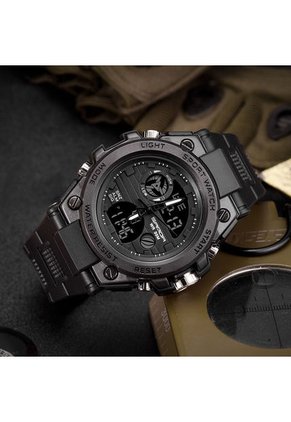 Reloj Hombre Sven 739 Dual Time - Negro