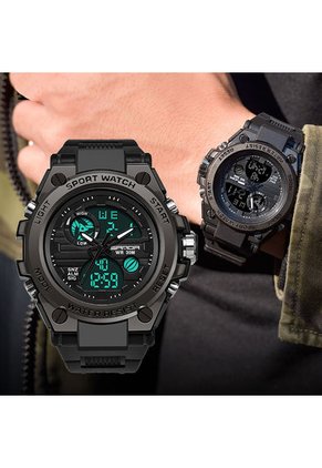 Reloj Hombre Sven 739 Dual Time - Negro