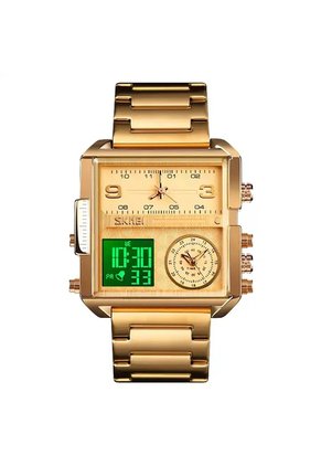Reloj Skmei 1584 Dual Time - Dorado