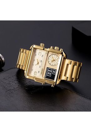Reloj Skmei 1584 Dual Time - Dorado