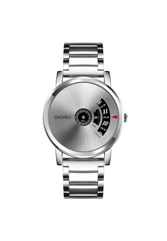 Reloj Skmei 1260 Minimalista Tablero Plata - Plateado Vintage Accessories