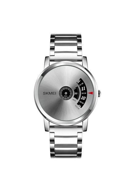 Reloj Skmei 1260 Minimalista Tablero Plata - Plateado