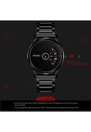 Reloj Skmei 1260 Minimalista - Negro