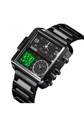 Reloj Skmei 1584 Dual Time - Negro