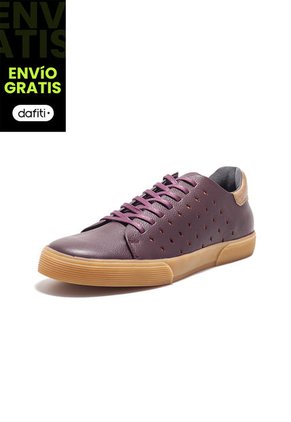 Tenis Para Hombre Sintético Vinotinto Viola Gary