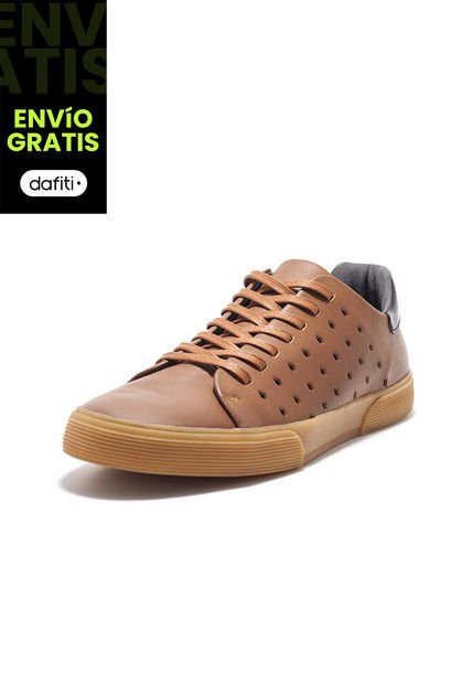 Tenis Para Hombre Sintético Miel Viola Gary