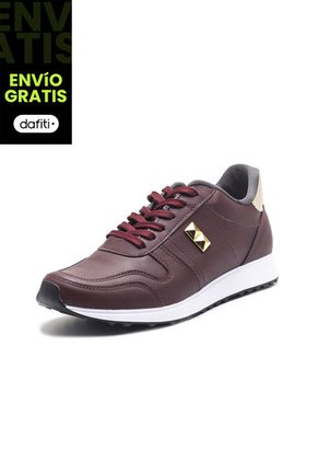 Tenis Para Mujer Sintético Vinotinto Viola Marena