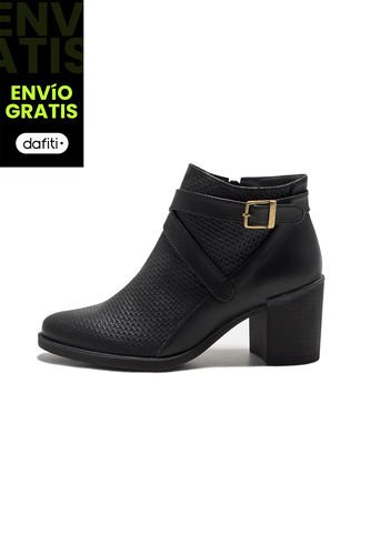 Botin Mujer Negro Viola Edina Viola