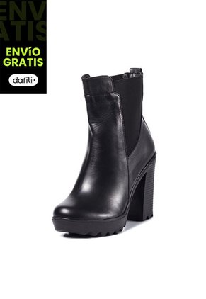 Botin  Mujer Negro Viola Lulu