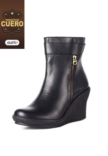 Botin Para Mujer Negro Viola Keila