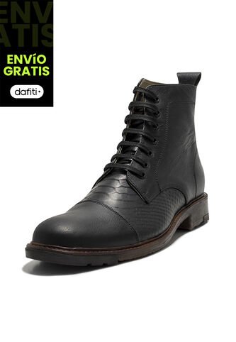 Bota Para Hombre Cuero Negro Viola 401 Viola
