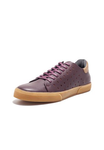 Tenis Para Hombre Sintético Vinotinto Viola Gary Viola