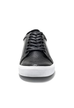Tenis Para Hombre Negro Viola Silver