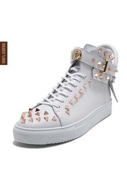 Tenis Blanco Viola Skull Pira