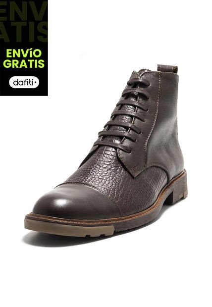 Bota Para Hombre Cuero Café Viola 401