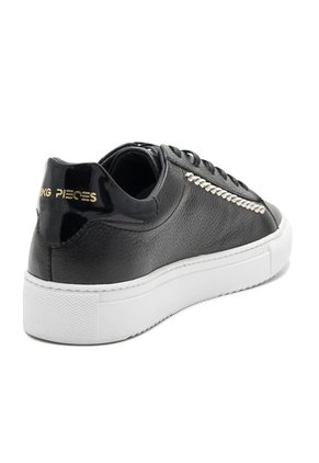 Tenis Para Hombre Cuero Negro Viola Raimon T