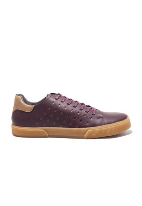 Tenis Para Hombre Sintético Vinotinto Viola Gary