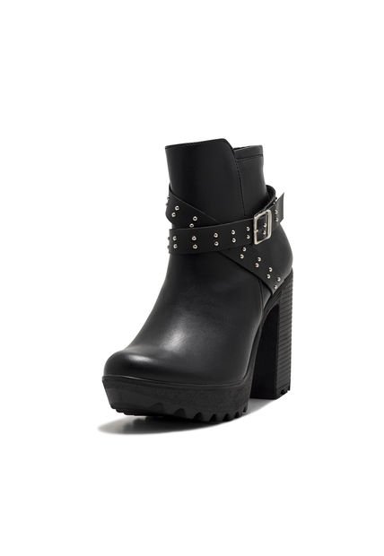 Botin Para Mujer Negro Viola Cadry