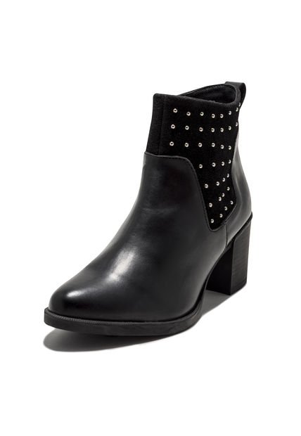 Botin Mujer Negro Viola Cherry