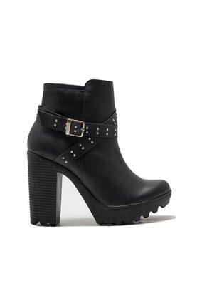 Botin Para Mujer Negro Viola Cadry