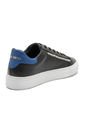 Tenis Para Hombre Cuero Negro X Azul Viola Raimon T de Viola