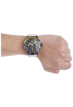 Reloj Plateado Mate-Amarillo Virox Airtime.