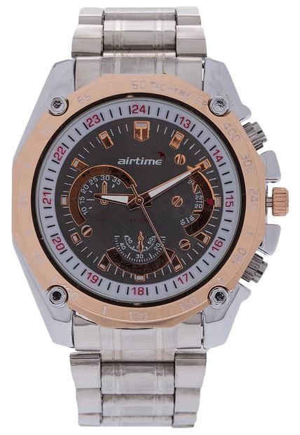 Reloj Plateado-Oro Rosa Virox Airtime