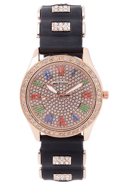 Reloj Negro-Oro Rosa Virox Airtime