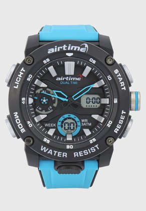 Reloj Negro-Azul-Blanco Virox