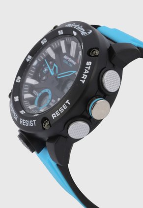 Reloj Negro-Azul-Blanco Virox