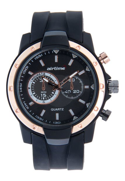 Reloj Virox Airtime Negro-Oro Rosa