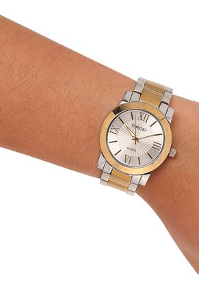 Reloj Plateado-Dorado Virox