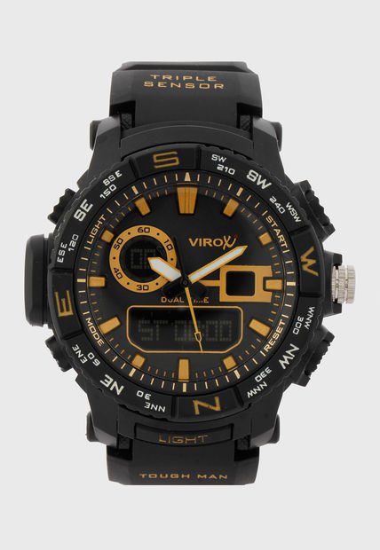 Reloj Negro-Amarillo Virox