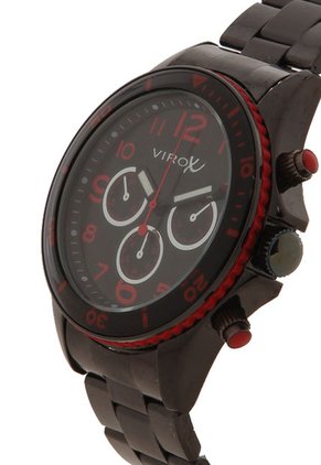 Reloj Rojo-Gris Virox