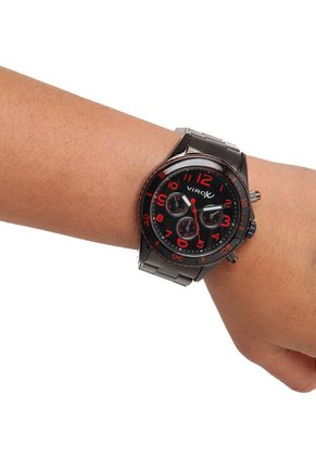Reloj Rojo-Gris Virox