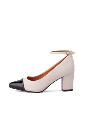 Tacon Medio Blanco Negro Vizzano