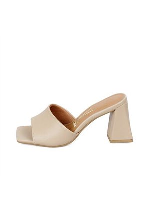 SANDALIA TACON ALTO BEIGE VIZZANO